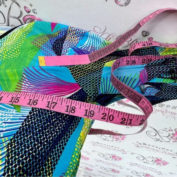 Peter nyguard blouse swirls luxury multicolor  Abstract Women's Top - Picture 10 of 11